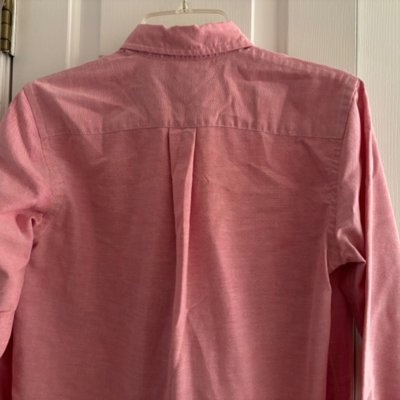 Lands End Pink Collared L/S Shirt Size Petite 6 - Picture 2 of 8